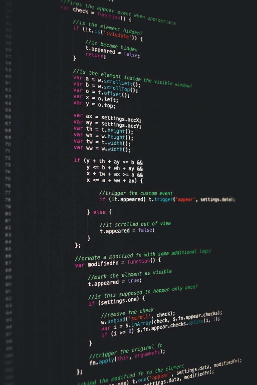 A computer screen full of code.